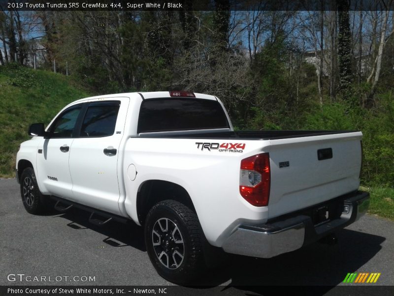 Super White / Black 2019 Toyota Tundra SR5 CrewMax 4x4