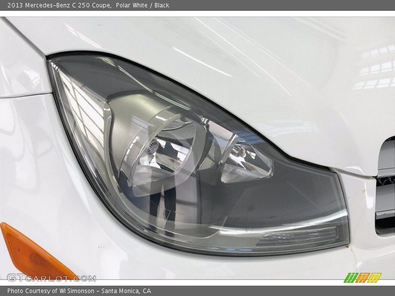 Polar White / Black 2013 Mercedes-Benz C 250 Coupe