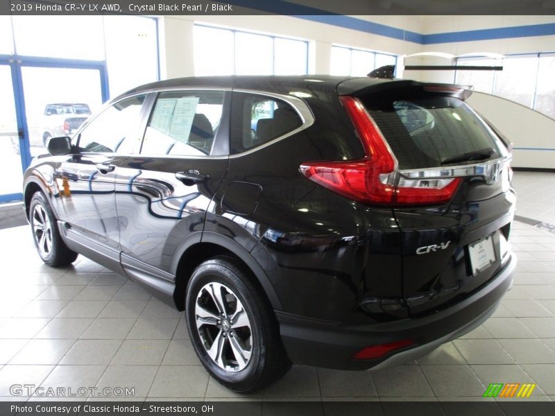 Crystal Black Pearl / Black 2019 Honda CR-V LX AWD
