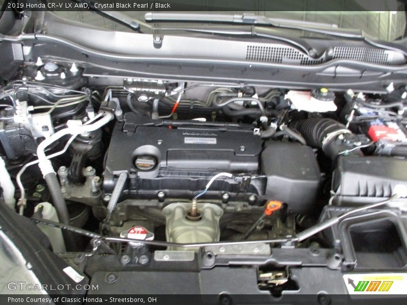 Crystal Black Pearl / Black 2019 Honda CR-V LX AWD