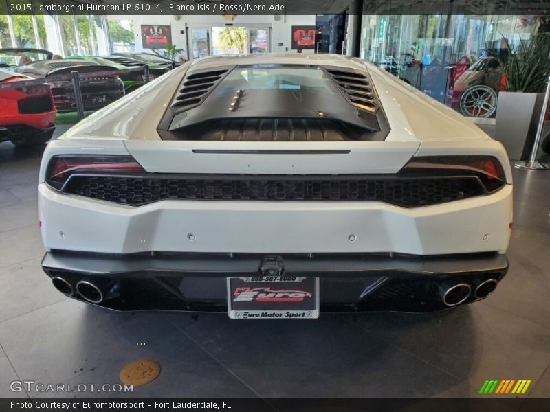 Bianco Isis / Rosso/Nero Ade 2015 Lamborghini Huracan LP 610-4