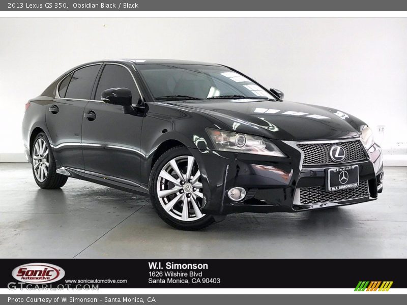 Obsidian Black / Black 2013 Lexus GS 350
