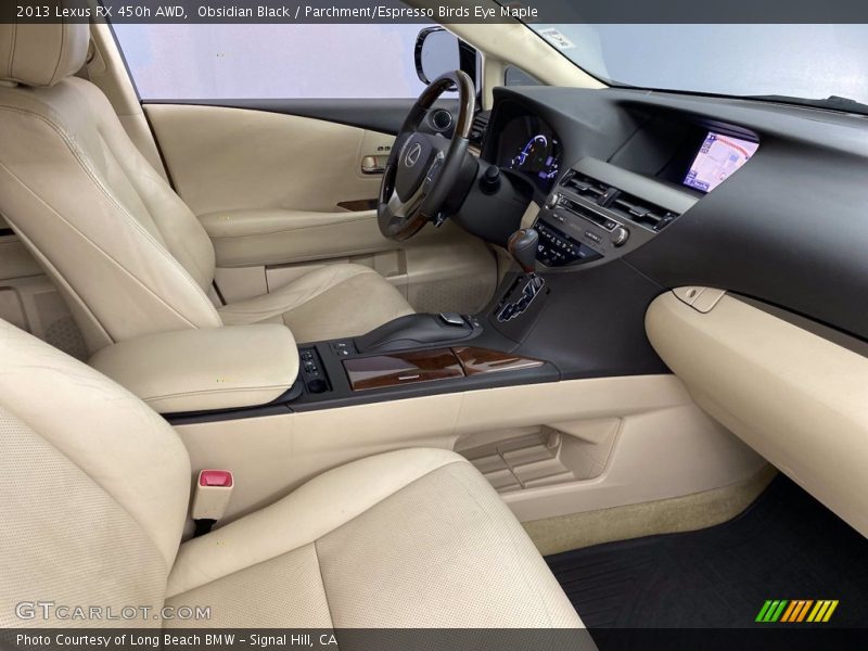 Obsidian Black / Parchment/Espresso Birds Eye Maple 2013 Lexus RX 450h AWD