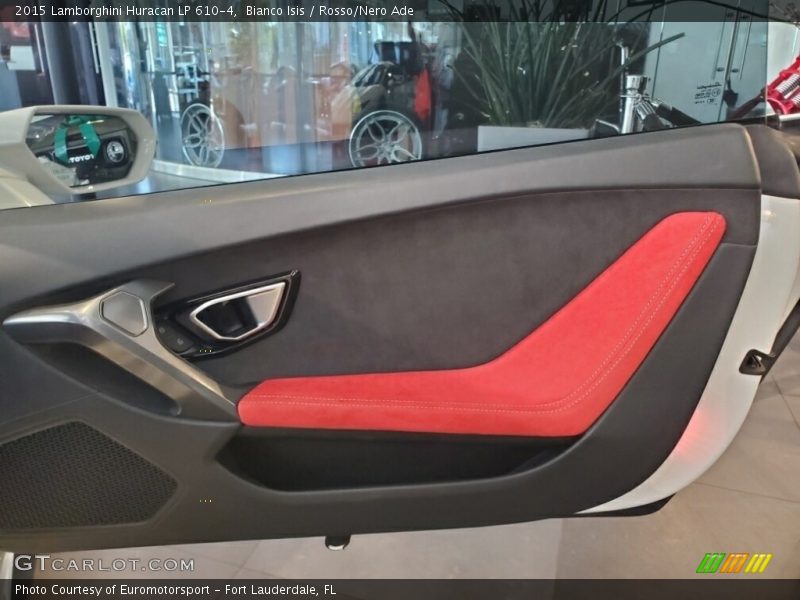 Bianco Isis / Rosso/Nero Ade 2015 Lamborghini Huracan LP 610-4