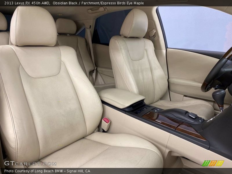 Obsidian Black / Parchment/Espresso Birds Eye Maple 2013 Lexus RX 450h AWD