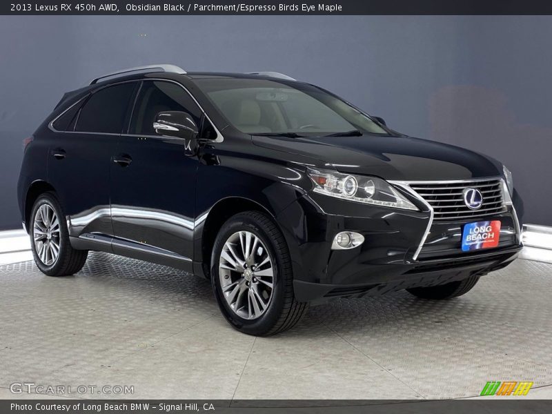 Obsidian Black / Parchment/Espresso Birds Eye Maple 2013 Lexus RX 450h AWD