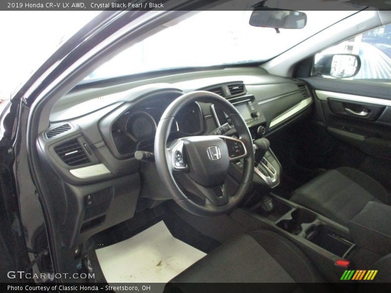 Crystal Black Pearl / Black 2019 Honda CR-V LX AWD