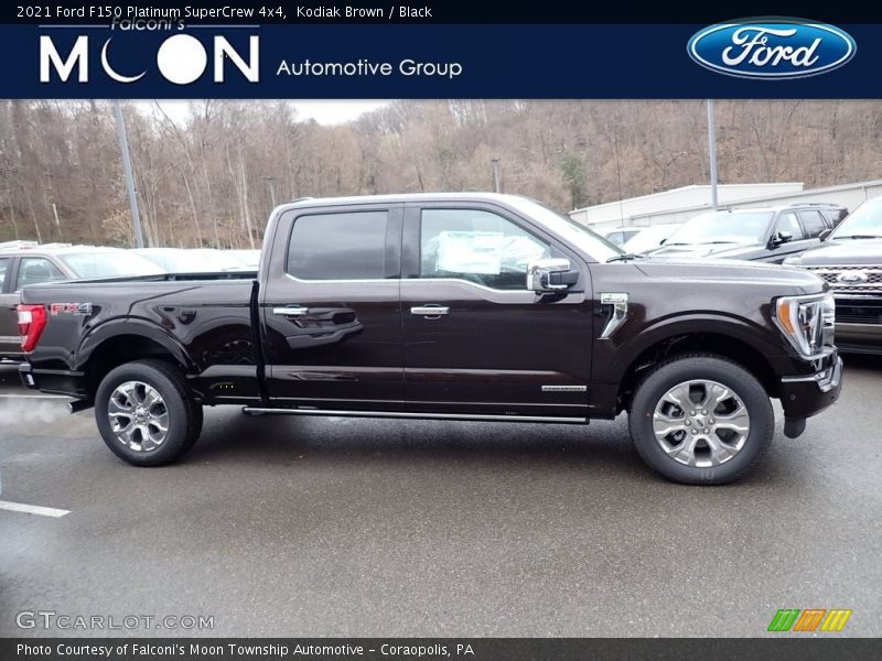 Kodiak Brown / Black 2021 Ford F150 Platinum SuperCrew 4x4
