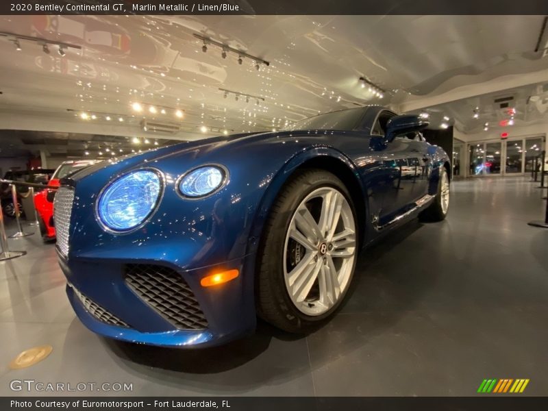 Marlin Metallic / Linen/Blue 2020 Bentley Continental GT
