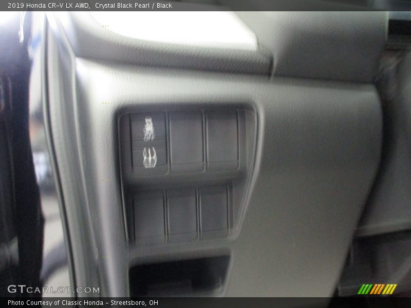 Crystal Black Pearl / Black 2019 Honda CR-V LX AWD