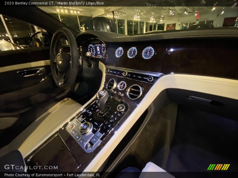 Dashboard of 2020 Continental GT 