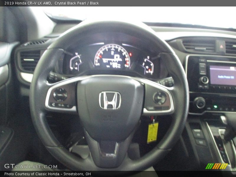 Crystal Black Pearl / Black 2019 Honda CR-V LX AWD