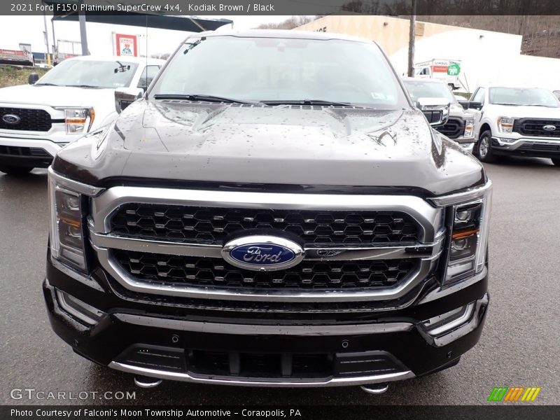 Kodiak Brown / Black 2021 Ford F150 Platinum SuperCrew 4x4