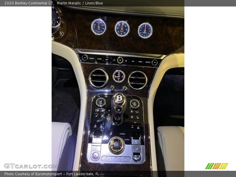 Controls of 2020 Continental GT 