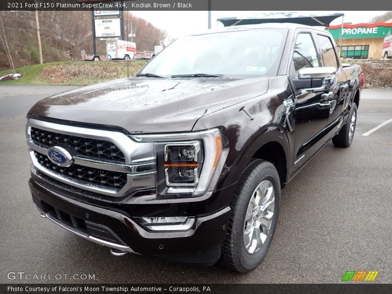 Kodiak Brown / Black 2021 Ford F150 Platinum SuperCrew 4x4