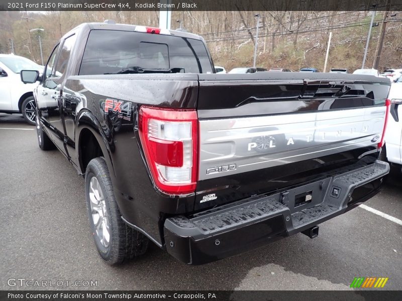 Kodiak Brown / Black 2021 Ford F150 Platinum SuperCrew 4x4