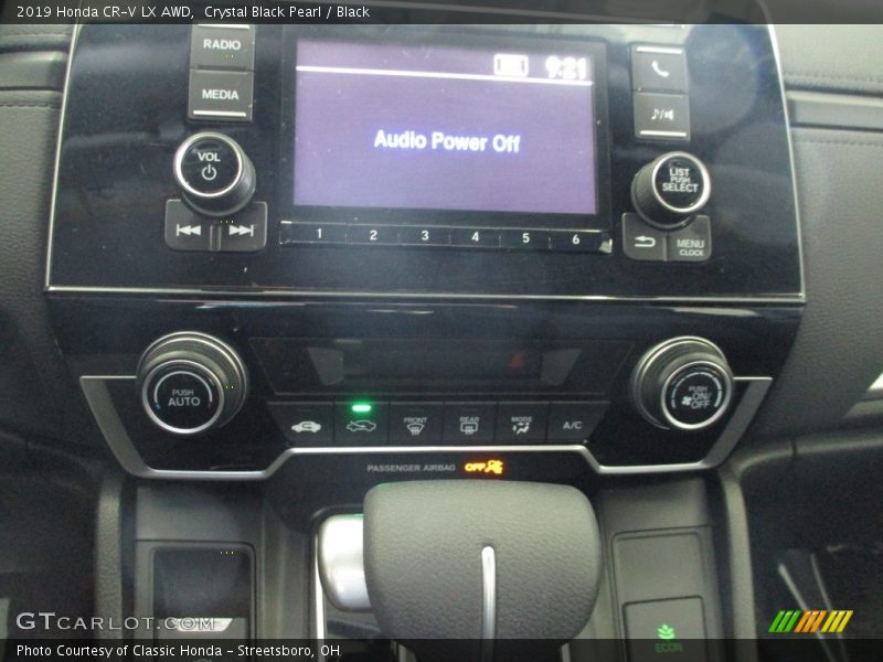 Crystal Black Pearl / Black 2019 Honda CR-V LX AWD