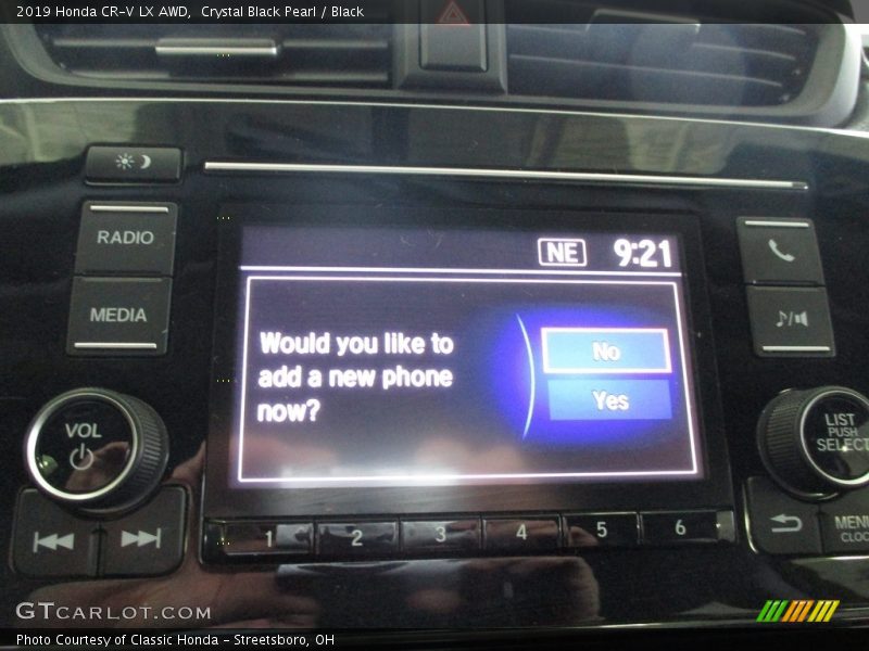 Crystal Black Pearl / Black 2019 Honda CR-V LX AWD