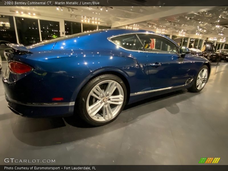 Marlin Metallic / Linen/Blue 2020 Bentley Continental GT