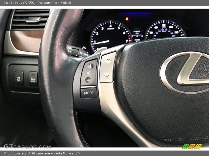 Obsidian Black / Black 2013 Lexus GS 350