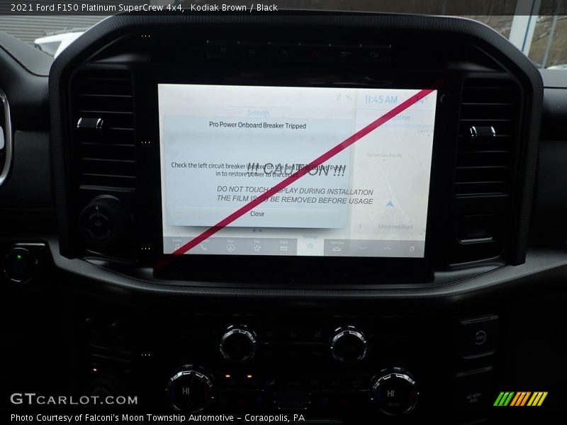 Kodiak Brown / Black 2021 Ford F150 Platinum SuperCrew 4x4