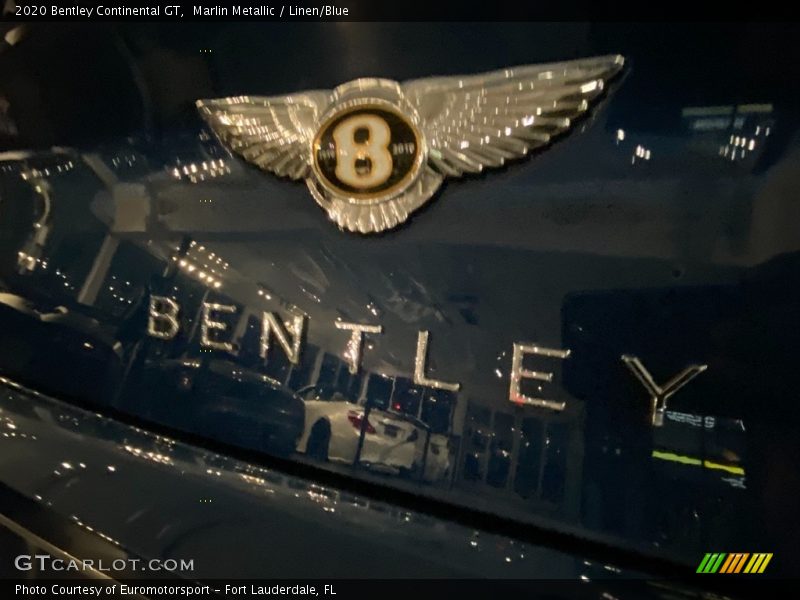 Marlin Metallic / Linen/Blue 2020 Bentley Continental GT