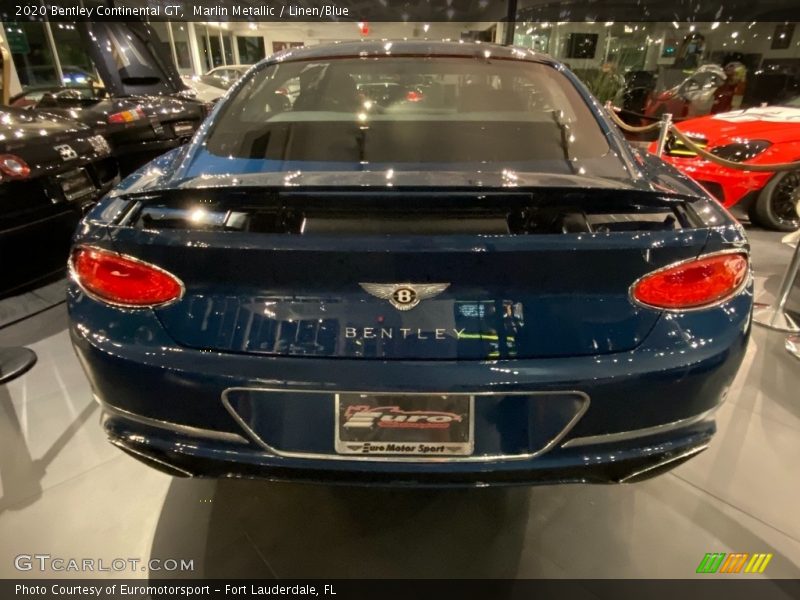 Marlin Metallic / Linen/Blue 2020 Bentley Continental GT