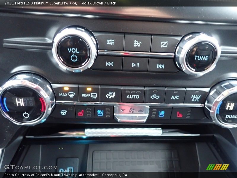 Controls of 2021 F150 Platinum SuperCrew 4x4