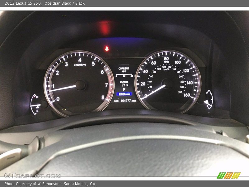 Obsidian Black / Black 2013 Lexus GS 350