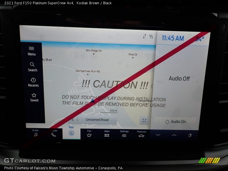 Kodiak Brown / Black 2021 Ford F150 Platinum SuperCrew 4x4