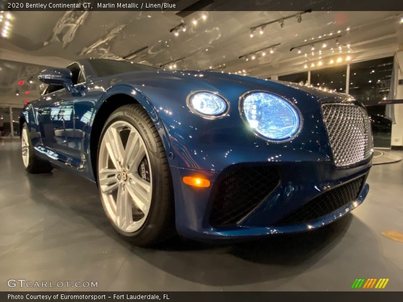 Marlin Metallic / Linen/Blue 2020 Bentley Continental GT