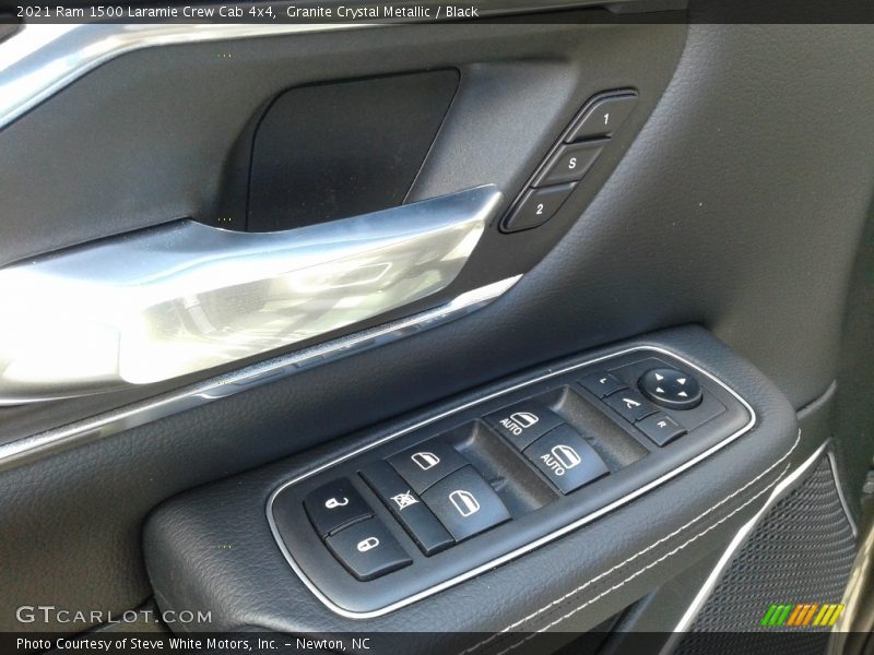 Granite Crystal Metallic / Black 2021 Ram 1500 Laramie Crew Cab 4x4