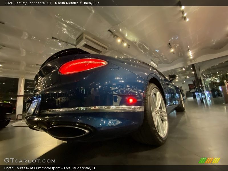 Marlin Metallic / Linen/Blue 2020 Bentley Continental GT