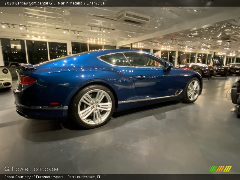 Marlin Metallic / Linen/Blue 2020 Bentley Continental GT