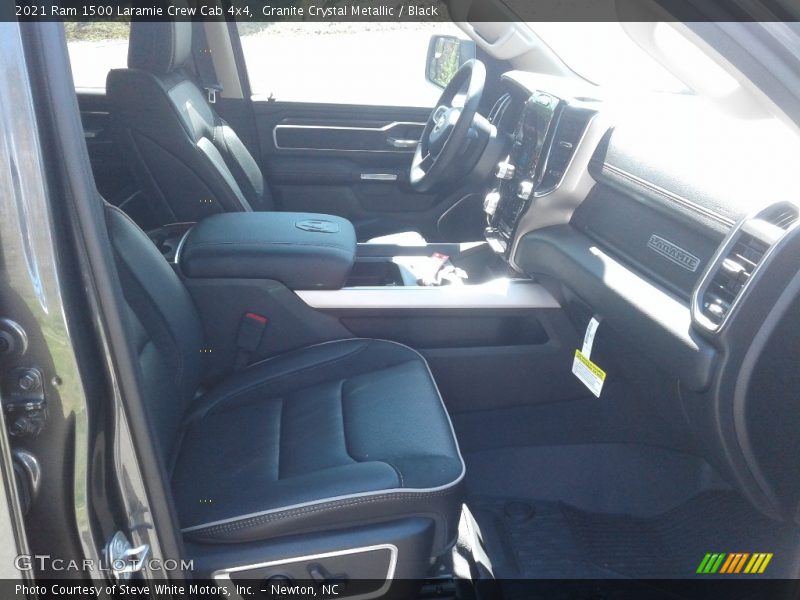 Granite Crystal Metallic / Black 2021 Ram 1500 Laramie Crew Cab 4x4