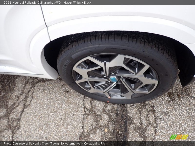Hyper White / Black 2021 Hyundai Palisade Calligraphy AWD