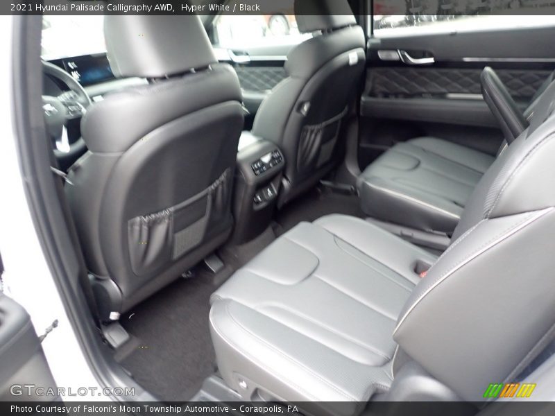 Hyper White / Black 2021 Hyundai Palisade Calligraphy AWD