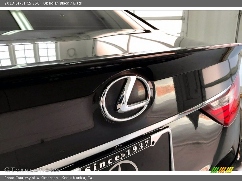 Obsidian Black / Black 2013 Lexus GS 350