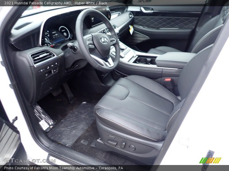Hyper White / Black 2021 Hyundai Palisade Calligraphy AWD