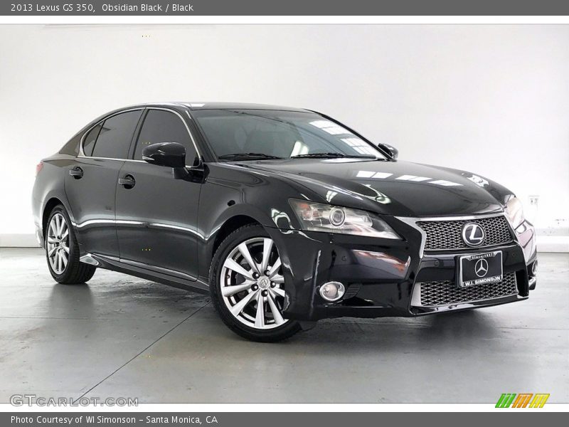 Obsidian Black / Black 2013 Lexus GS 350