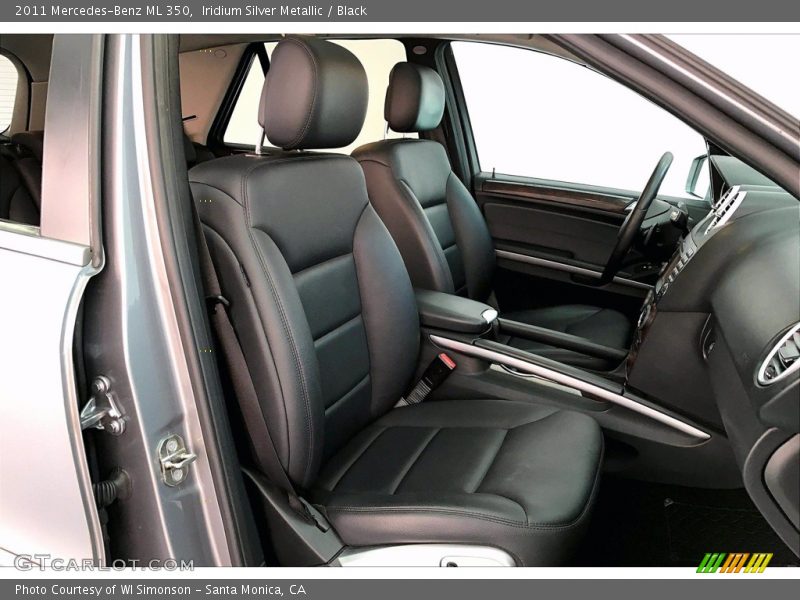 Iridium Silver Metallic / Black 2011 Mercedes-Benz ML 350