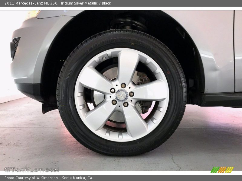 Iridium Silver Metallic / Black 2011 Mercedes-Benz ML 350