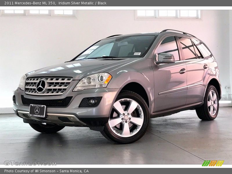 Iridium Silver Metallic / Black 2011 Mercedes-Benz ML 350