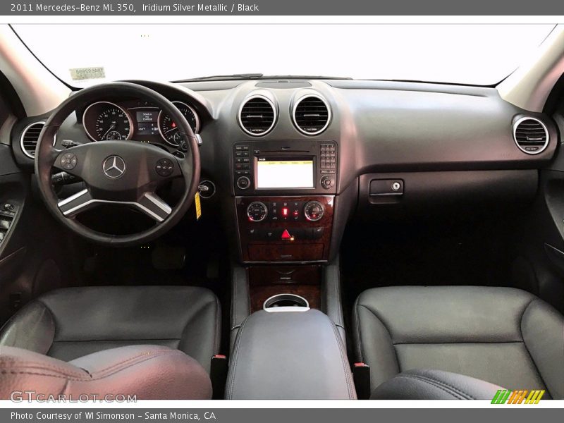 Iridium Silver Metallic / Black 2011 Mercedes-Benz ML 350