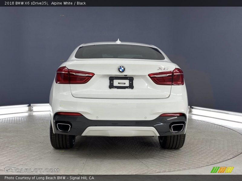 Alpine White / Black 2018 BMW X6 sDrive35i