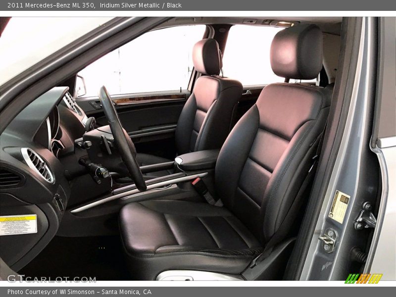 Iridium Silver Metallic / Black 2011 Mercedes-Benz ML 350