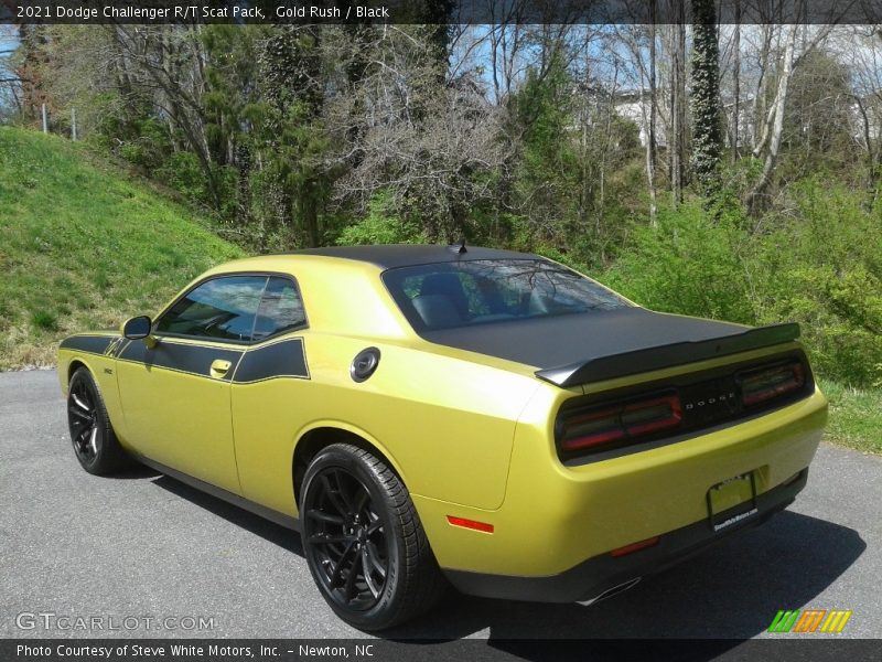 Gold Rush / Black 2021 Dodge Challenger R/T Scat Pack