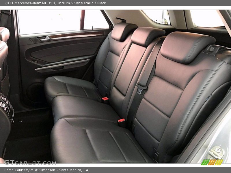 Iridium Silver Metallic / Black 2011 Mercedes-Benz ML 350
