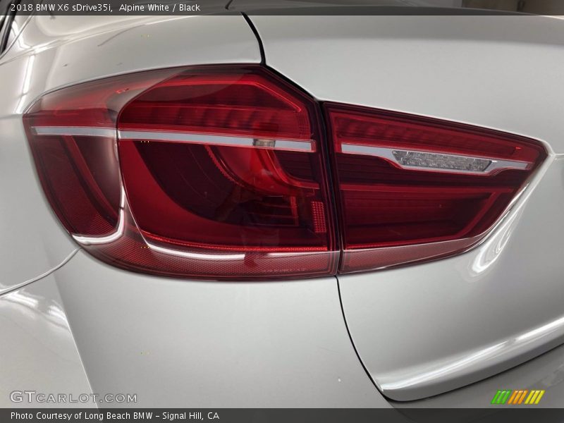 Alpine White / Black 2018 BMW X6 sDrive35i