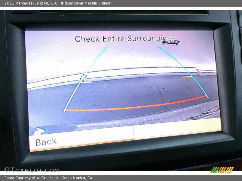 Iridium Silver Metallic / Black 2011 Mercedes-Benz ML 350